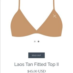 Laos Tan Fitted Top II